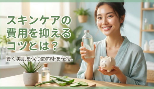 スキンケアの費用を抑えるコツとは？賢く美肌を保つ節約術を伝授。