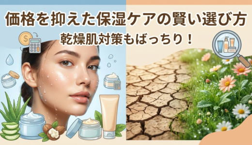価格を抑えた保湿ケアの賢い選び方。乾燥肌対策もばっちり！